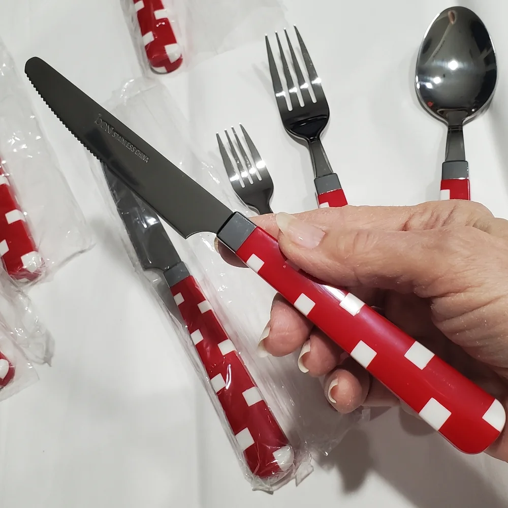 BON Stainless Steel Flatwear Set For 2 NEW 8 pieces